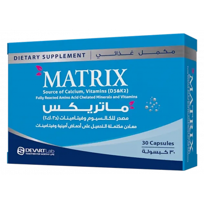 MATRIX BONES SUPPORT DIETARY SUPPLEMENT — SOURCE OF CALCIUM, VITAMINS & MINERALS 30 CAPSULES